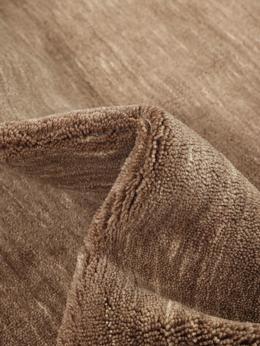 Ø200 см, Индия, Современные, Wool, коричневый — вид 3