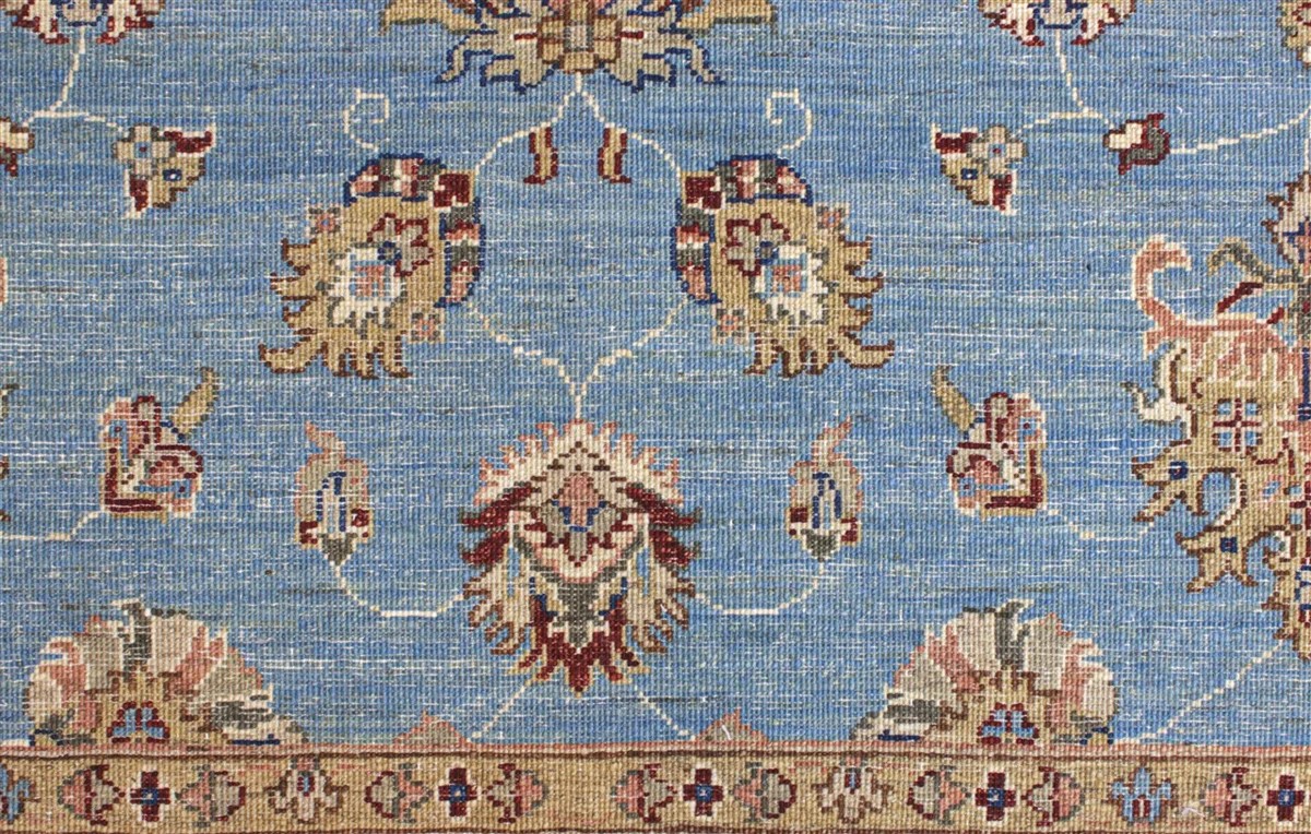 153x196 см, Афганистан, Зиглер, Wool, коричневый — вид 4